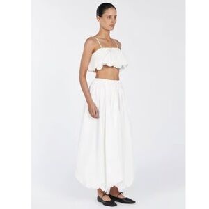 DISSH Monty White Bubble Top and Skirt